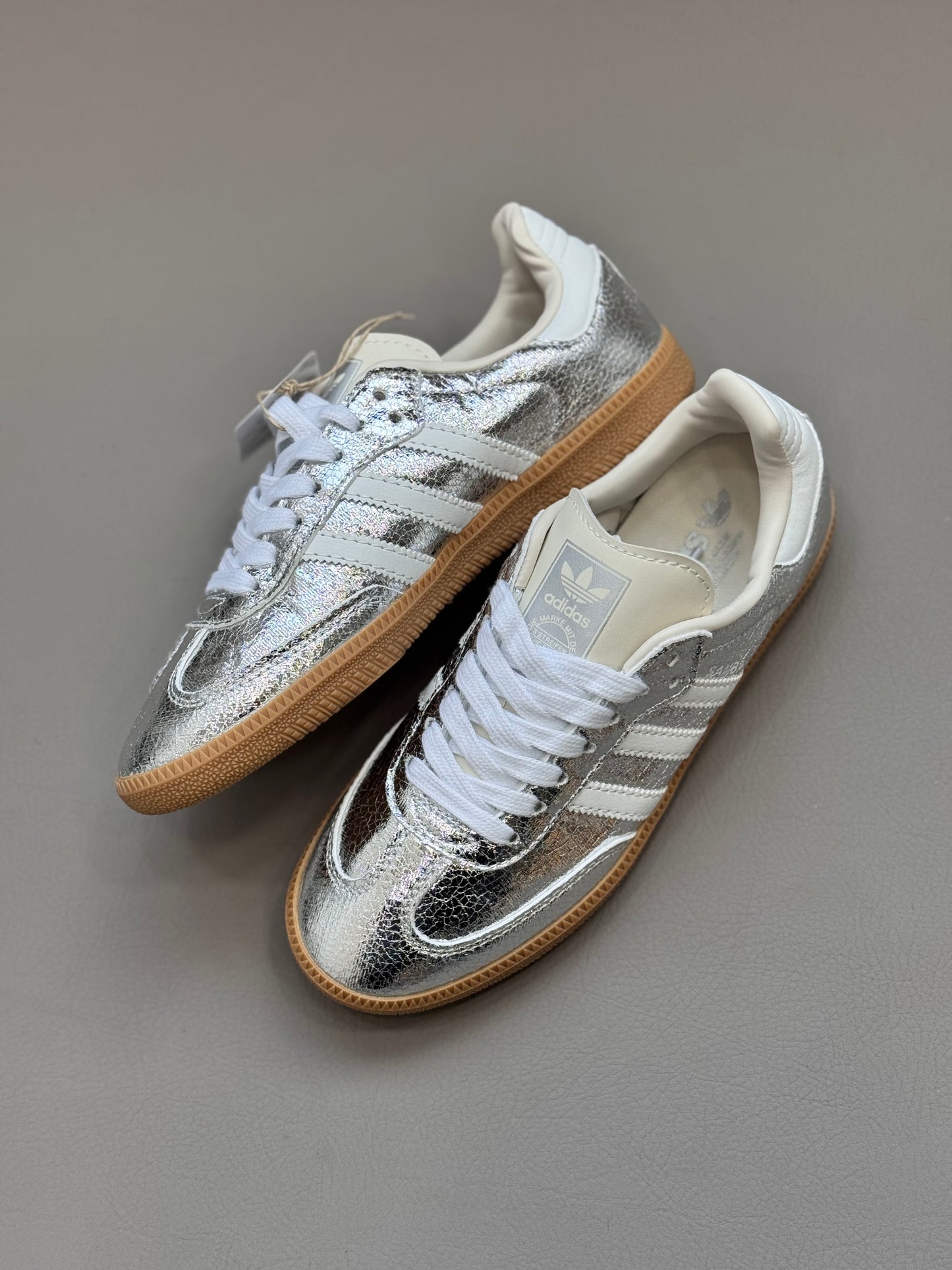 Adidas Samba Silver Metallic