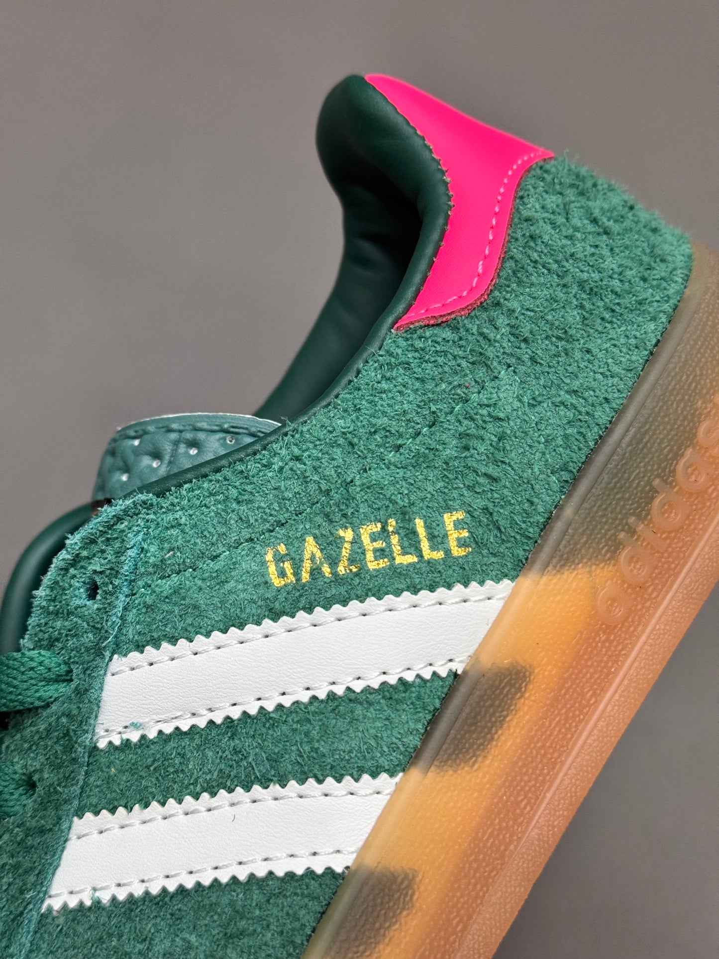 Adidas Gazelle Indoor Green Lucid Pink