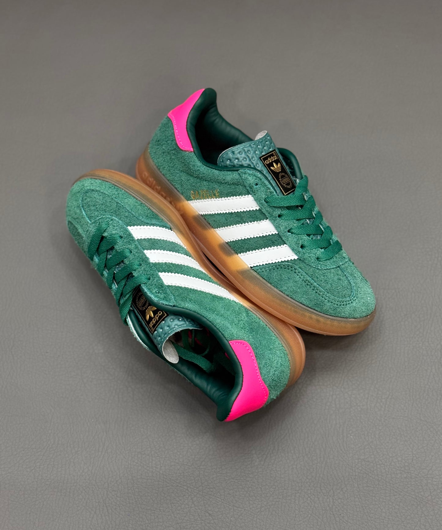 Adidas Gazelle Indoor Green Lucid Pink