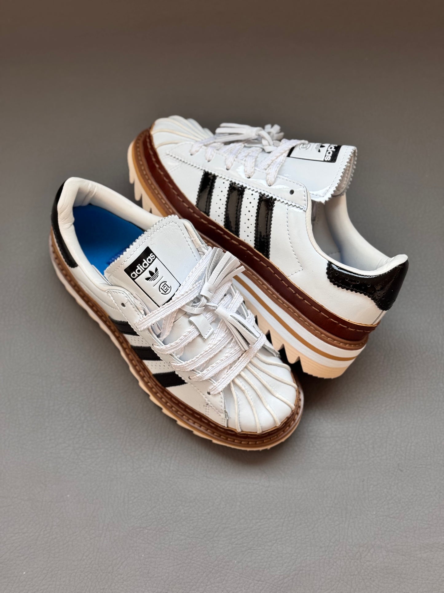 Adidas Superstar Clot By Edison Chen White C