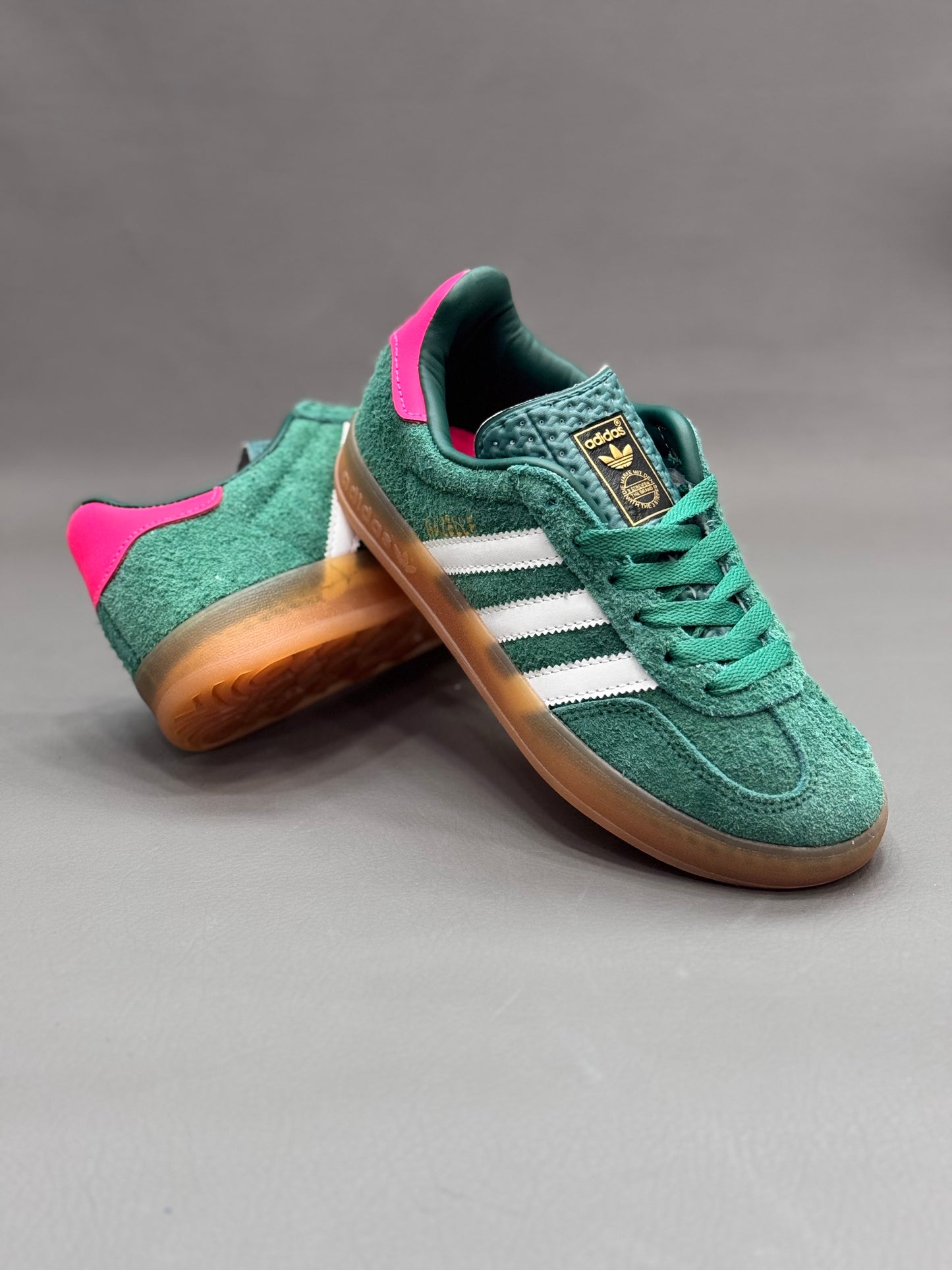 Adidas Gazelle Indoor Green Lucid Pink