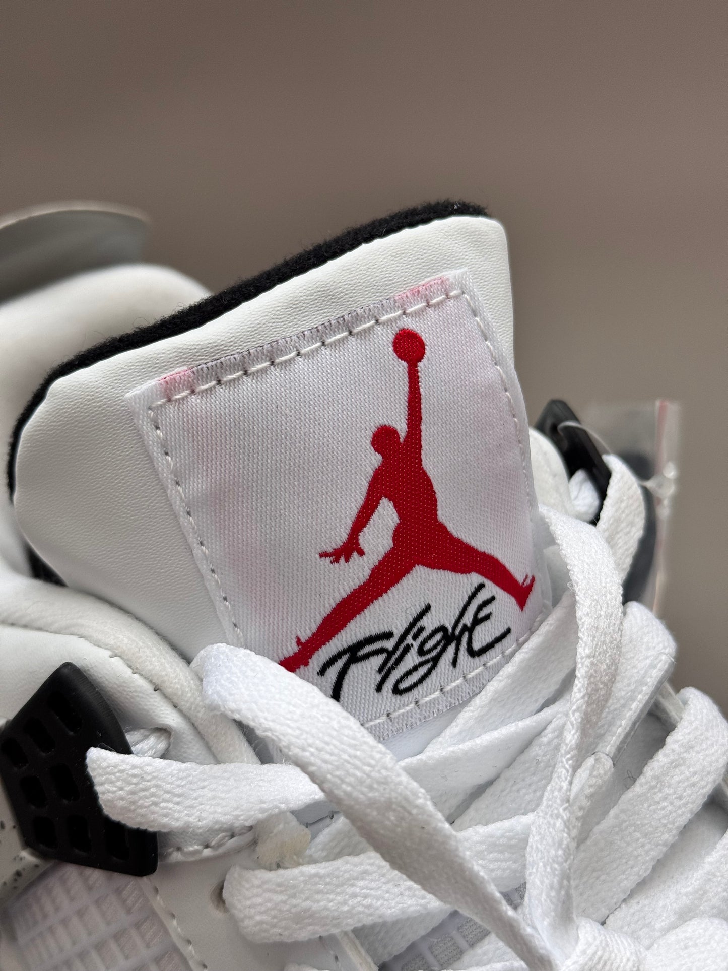 Air Jordan 4 White Cement