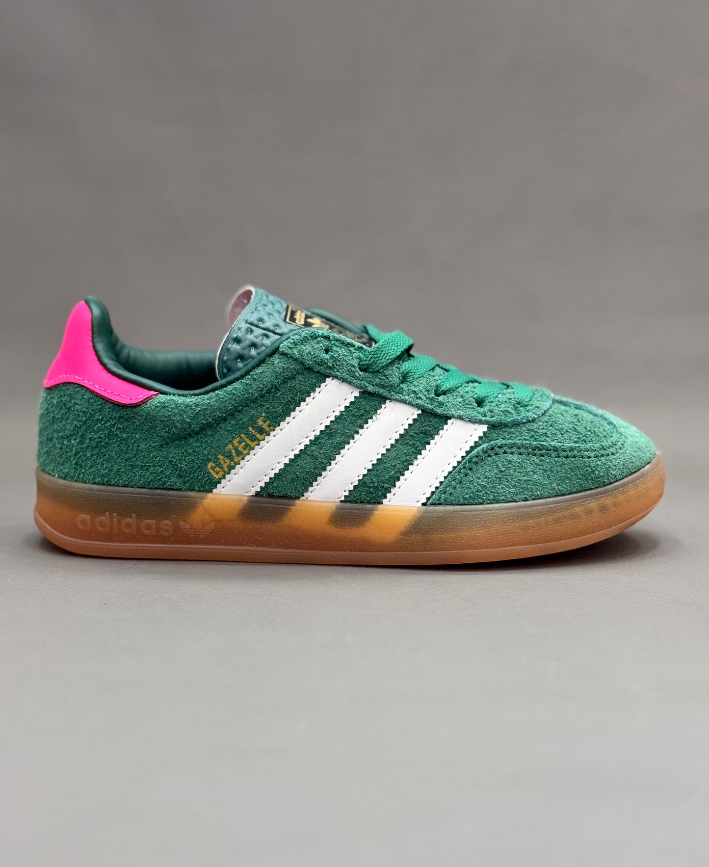 Adidas Gazelle Indoor Green Lucid Pink