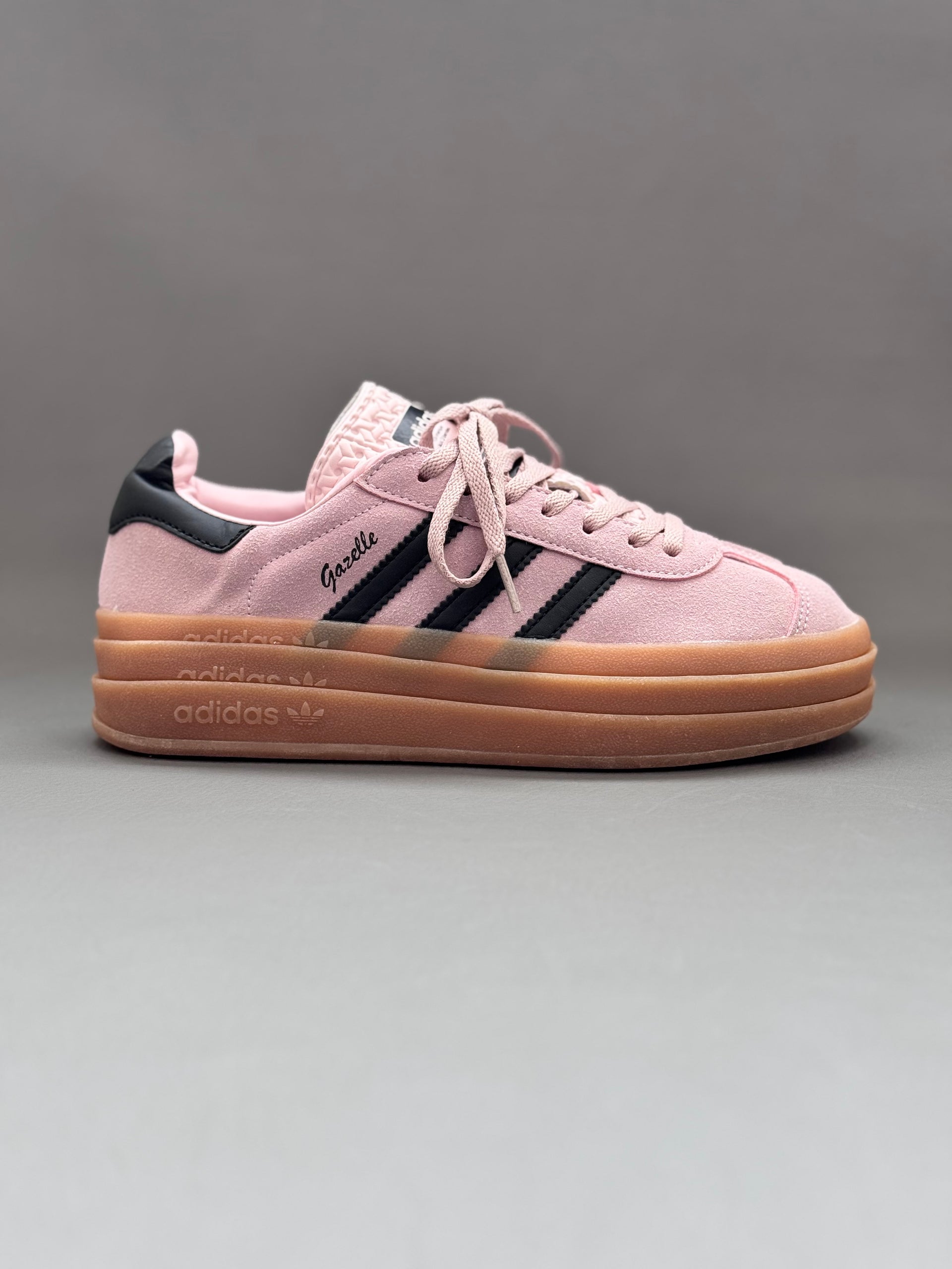 adidas gazelle silver green womens ADIDAS ORIGINALS Women's Gazelle Sneakers in Brown and Pink – Pavidas main image 0