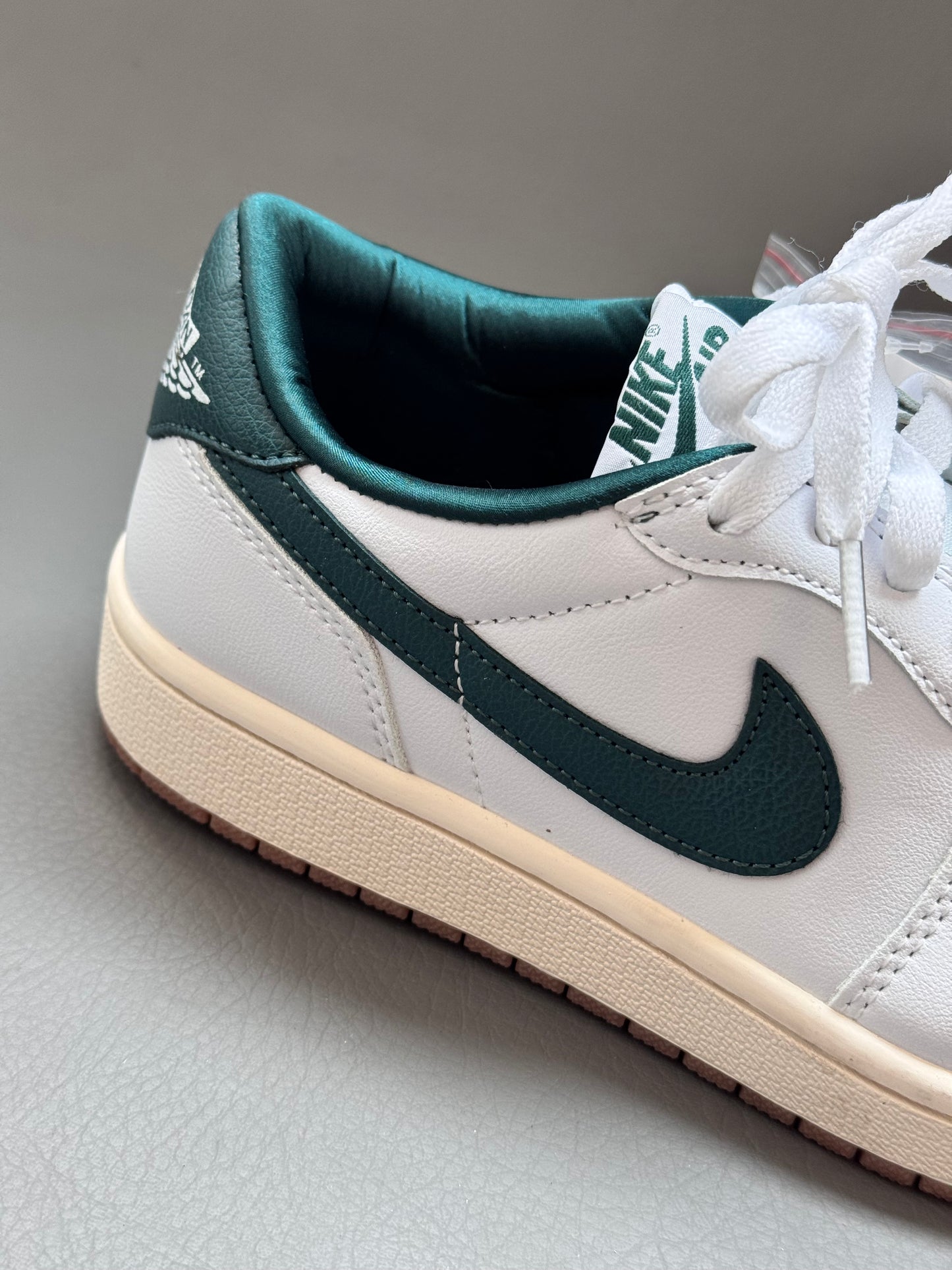 Jordan 1 Low OG White Oxidized Green Sail