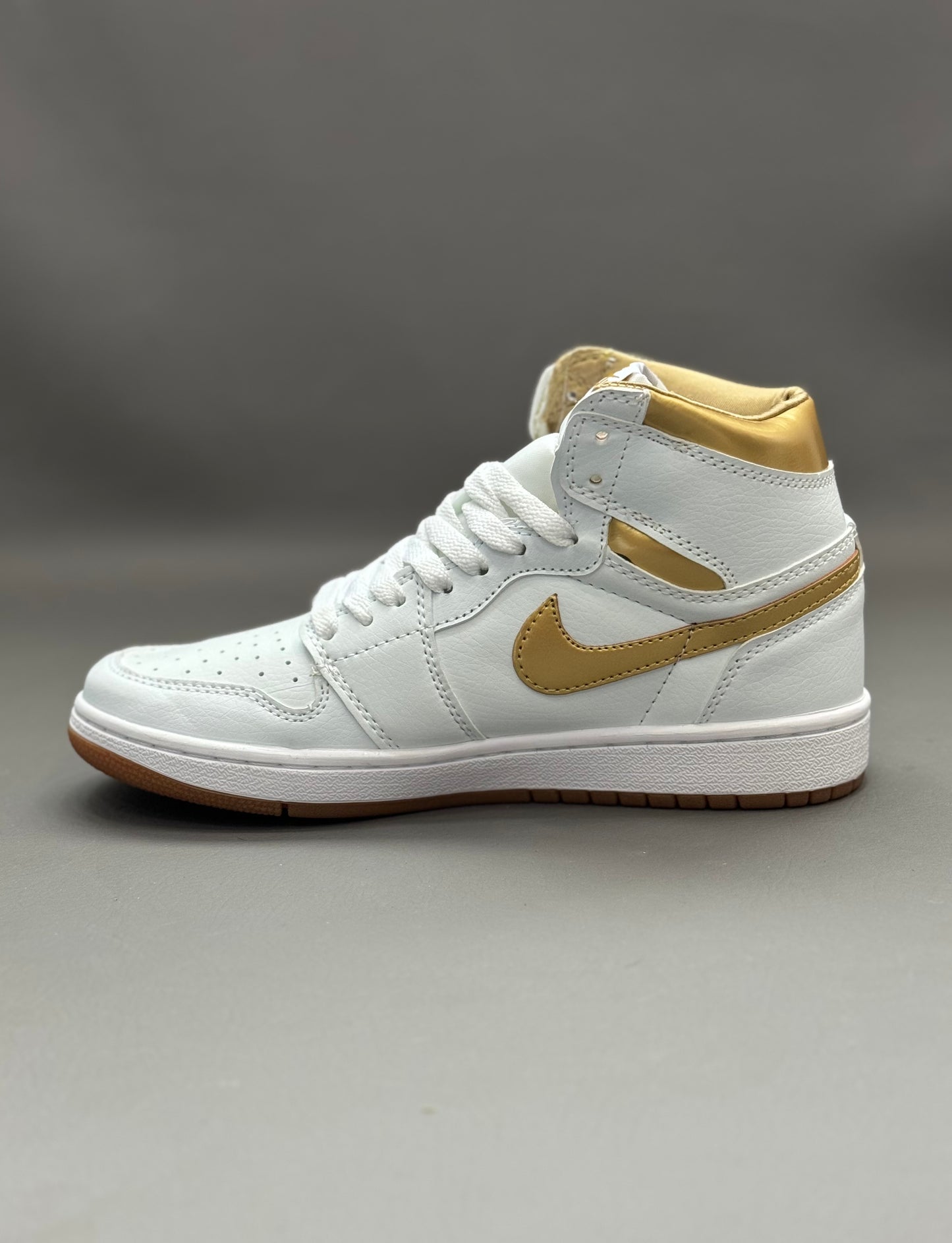 Air Jordan 1 High White and Gold