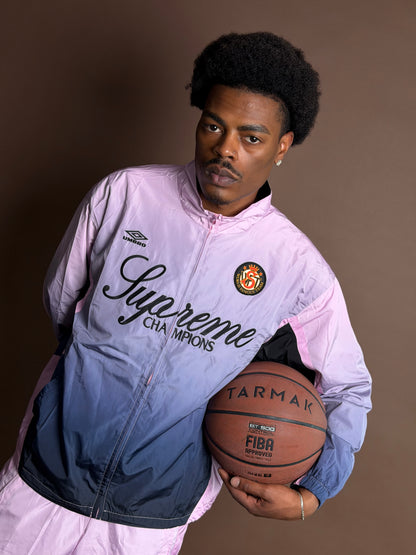SUPREME Umbro Gradient Track Pink