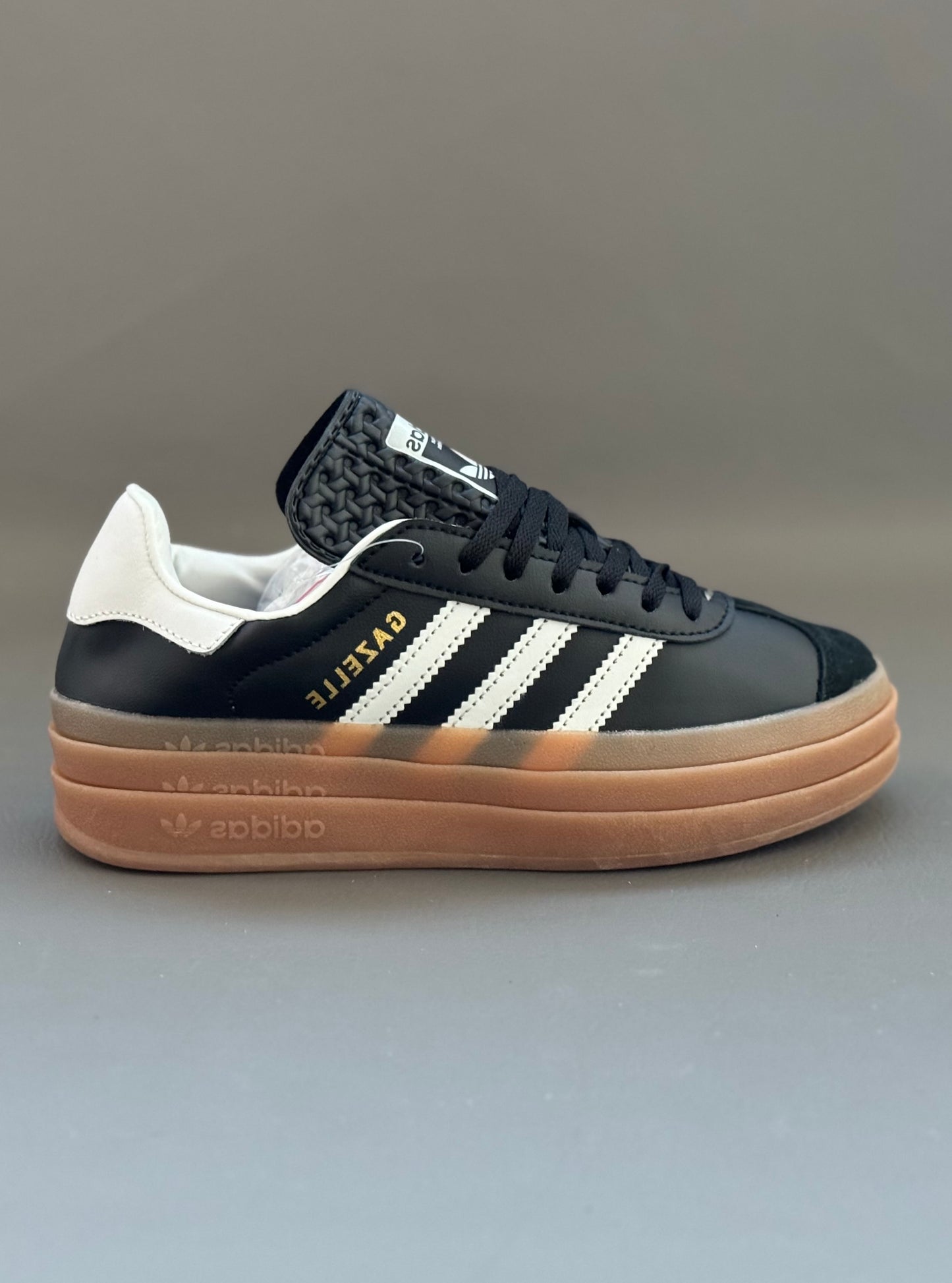 Adidas Gazelle Bold Atmos Black White Gum