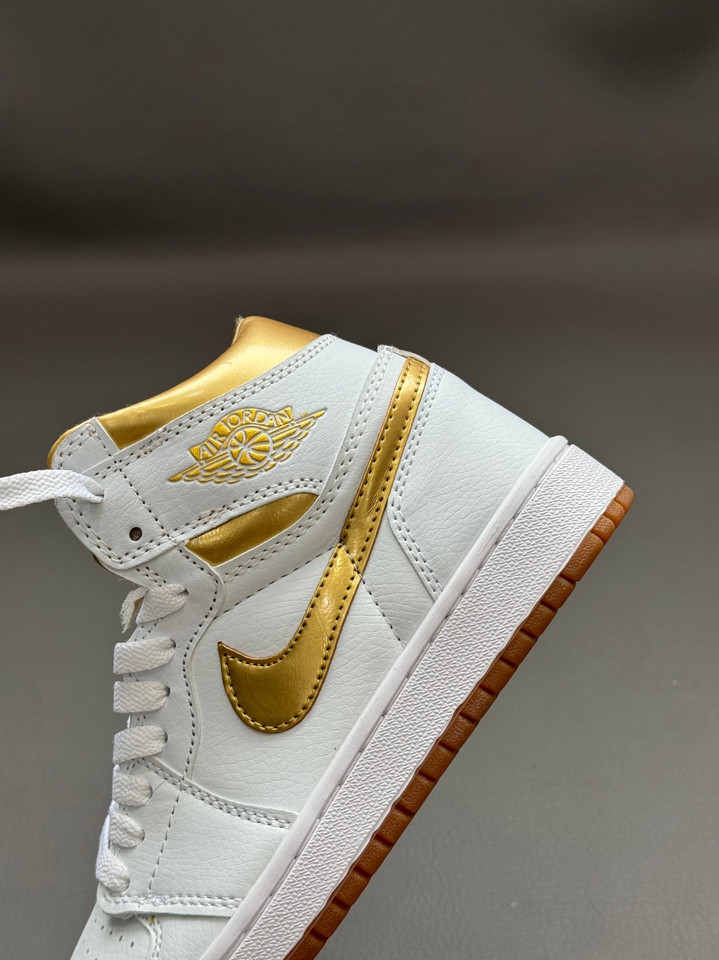 Air Jordan 1 High White and Gold