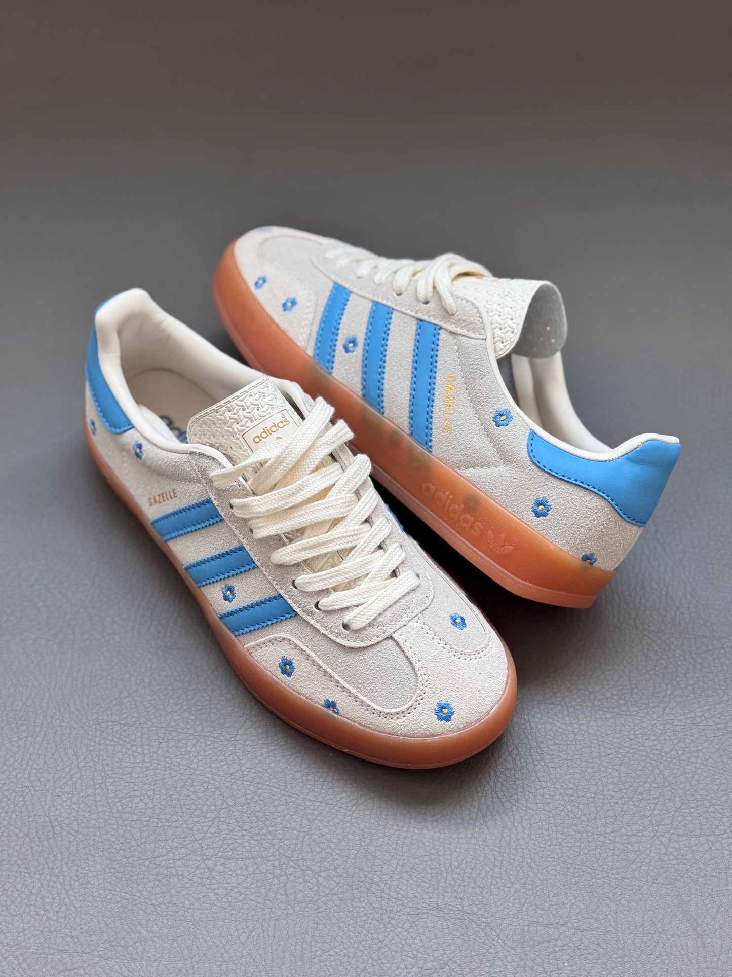 Adidas Gazelle Indoor Light Blue Floral