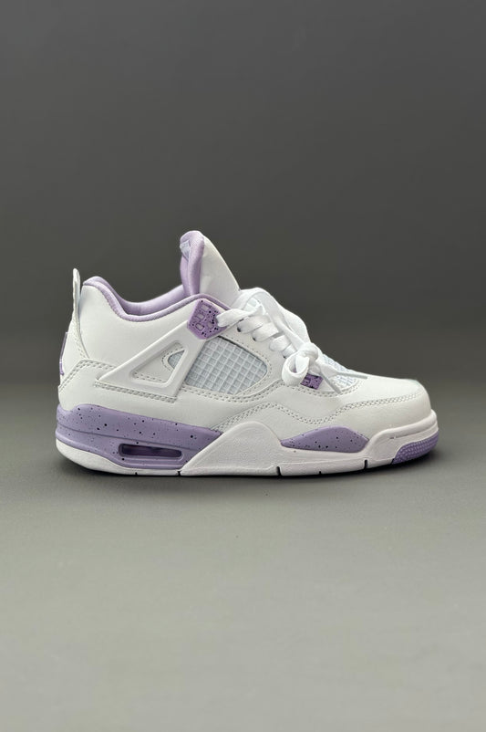 Air Jordan 4 White Purple Oreo