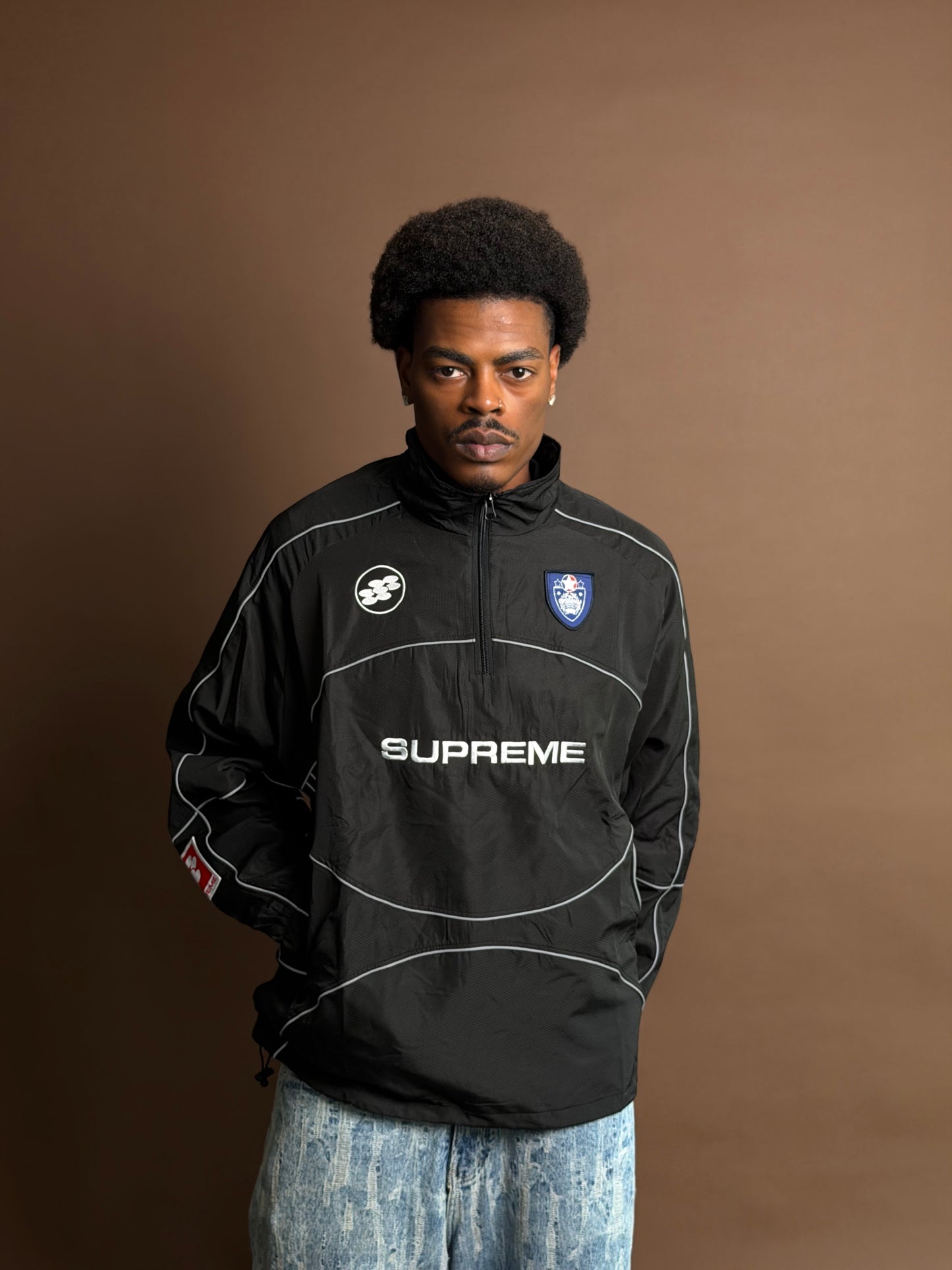 Chaqueta SUPREME Reflective Piping Pullover