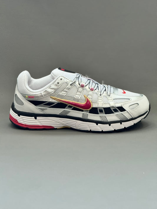 Nike P-6000 White Gold Red