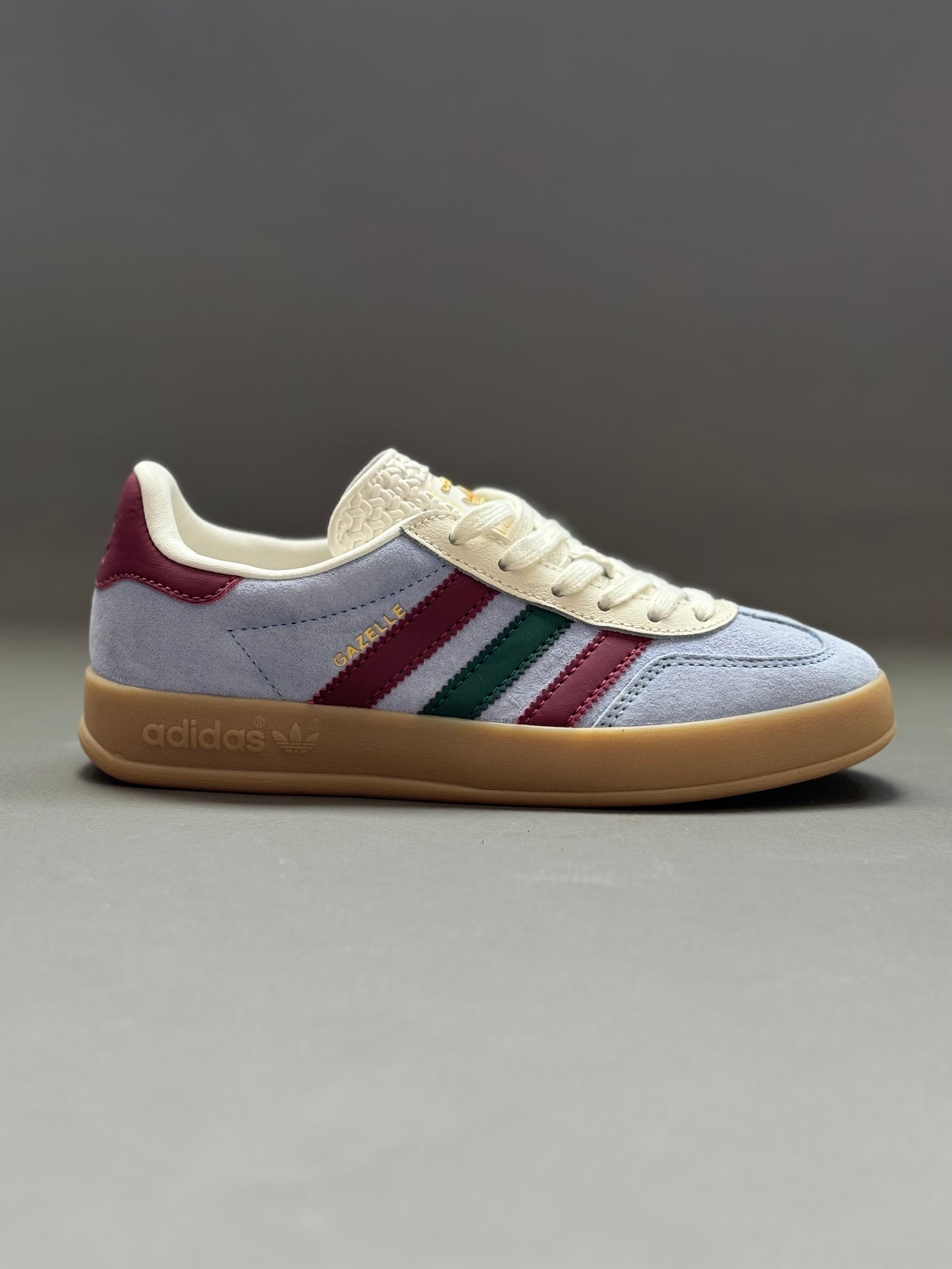 Adidas Gazelle Indoor Blue Dawn Collegiate Burgundy