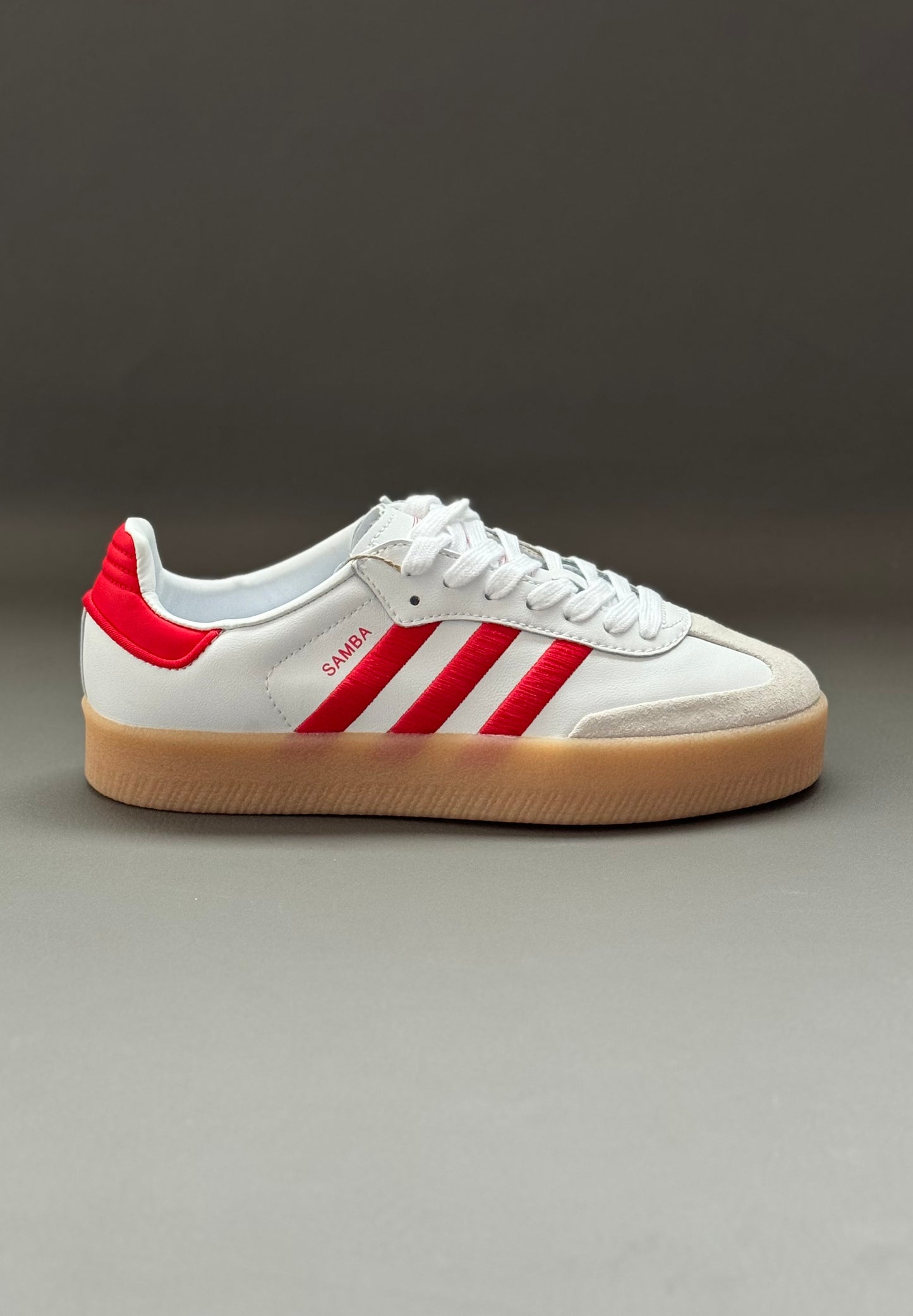 Adidas Sambae White Better Scarlet Gum