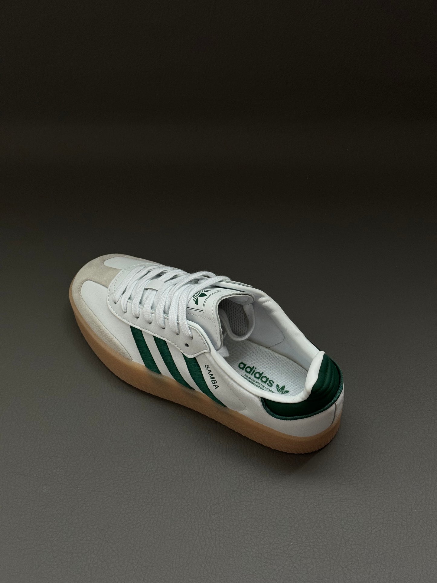 Adidas Sambae White Collegiate Green Gum