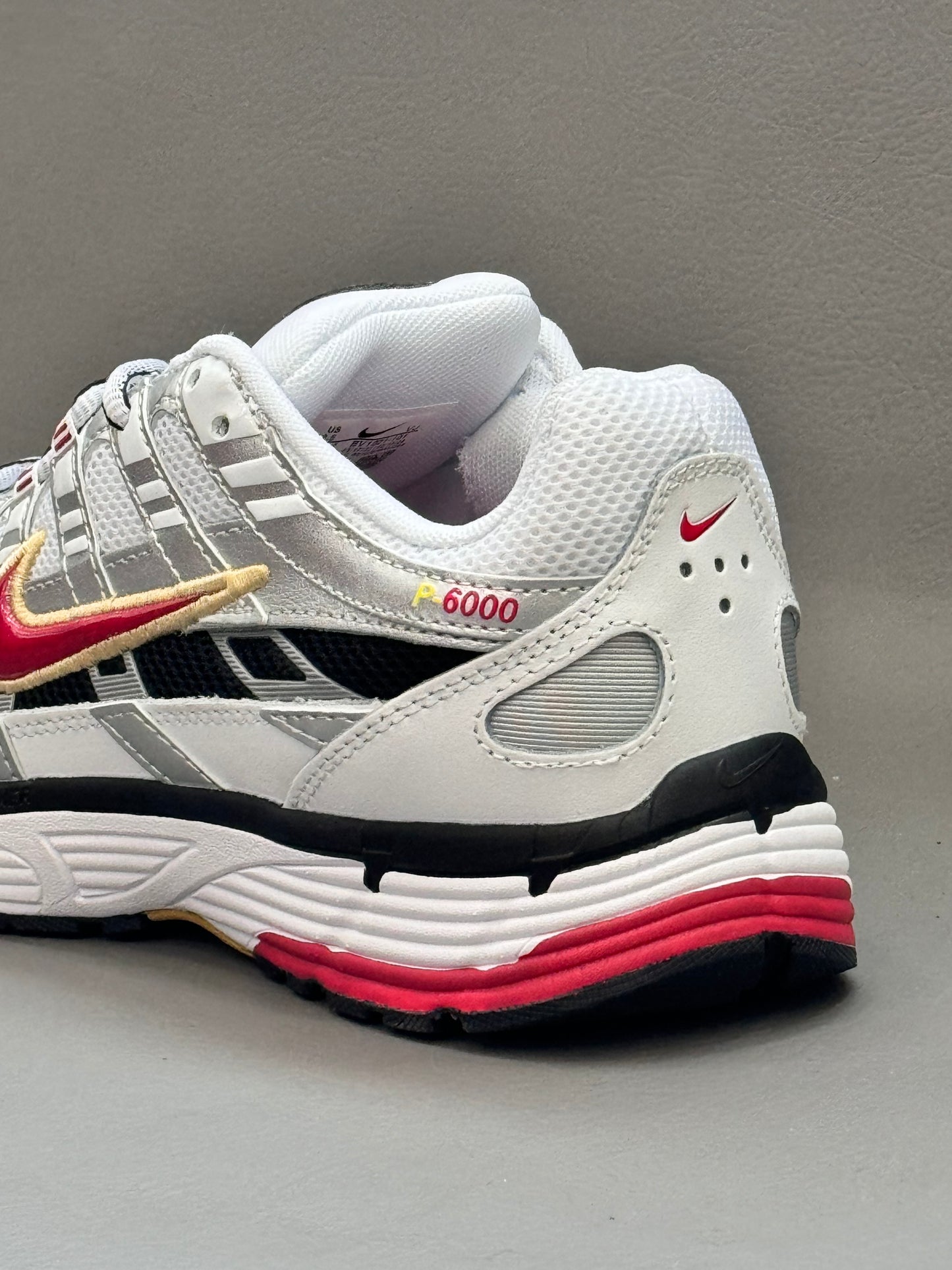 Nike P-6000 White Gold Red