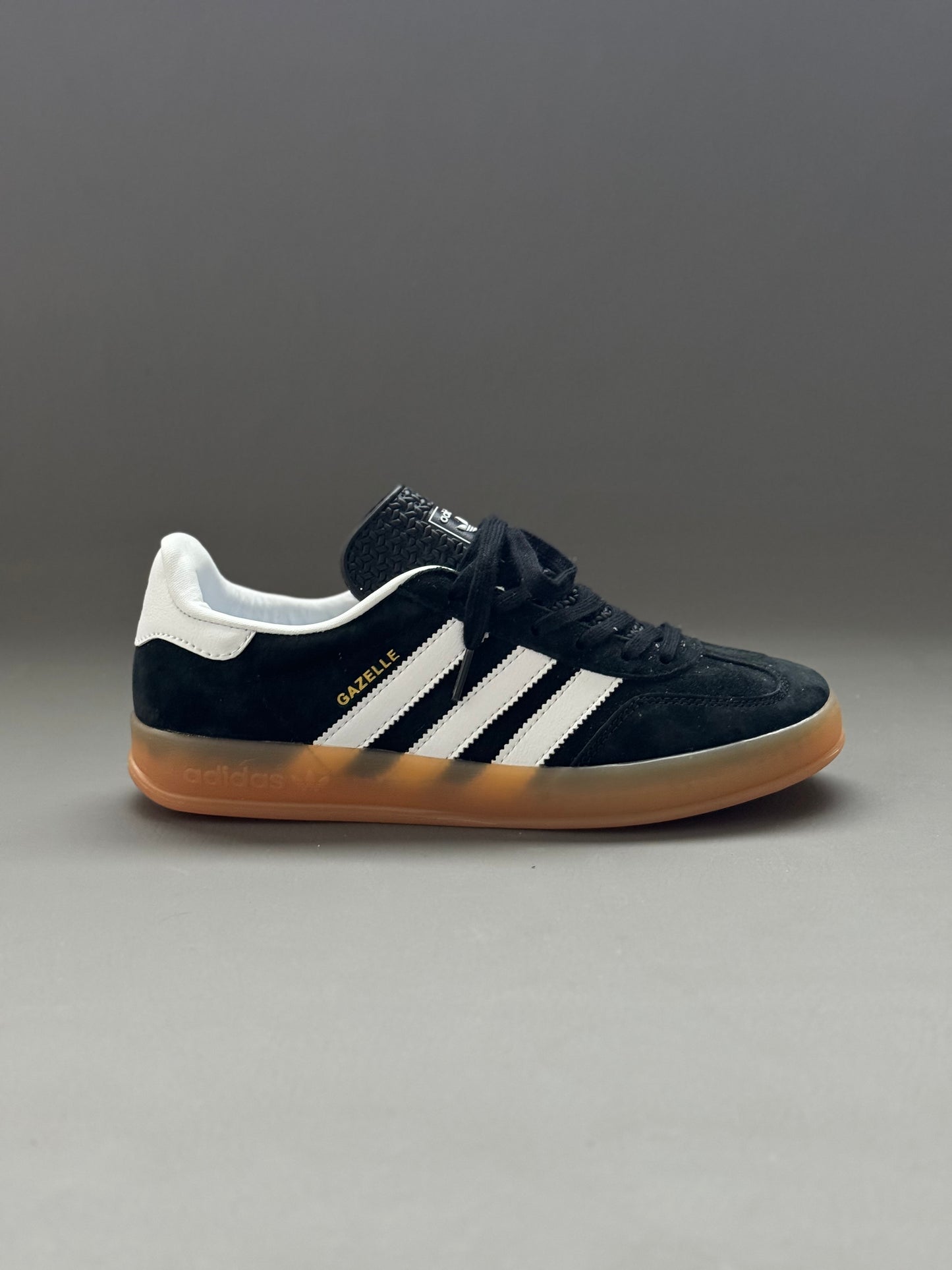 Adidas Gazelle Black White Gum