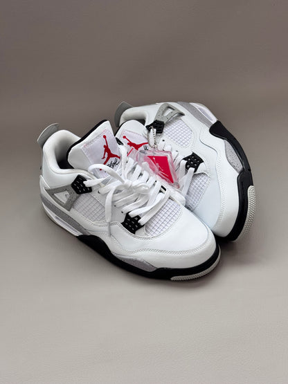 Air Jordan 4 White Cement