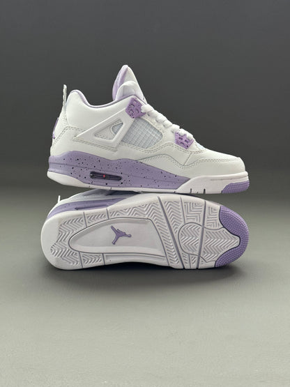 Air Jordan 4 White Purple Oreo