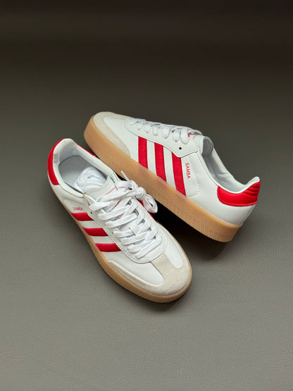 Adidas Sambae White Better Scarlet Gum