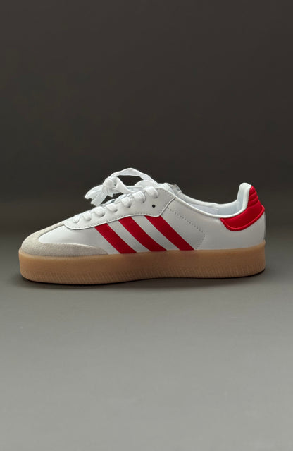 Adidas Sambae White Better Scarlet Gum