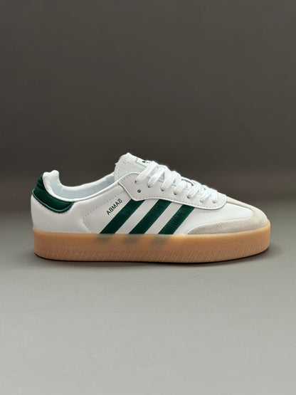 Adidas Sambae White Collegiate Green Gum