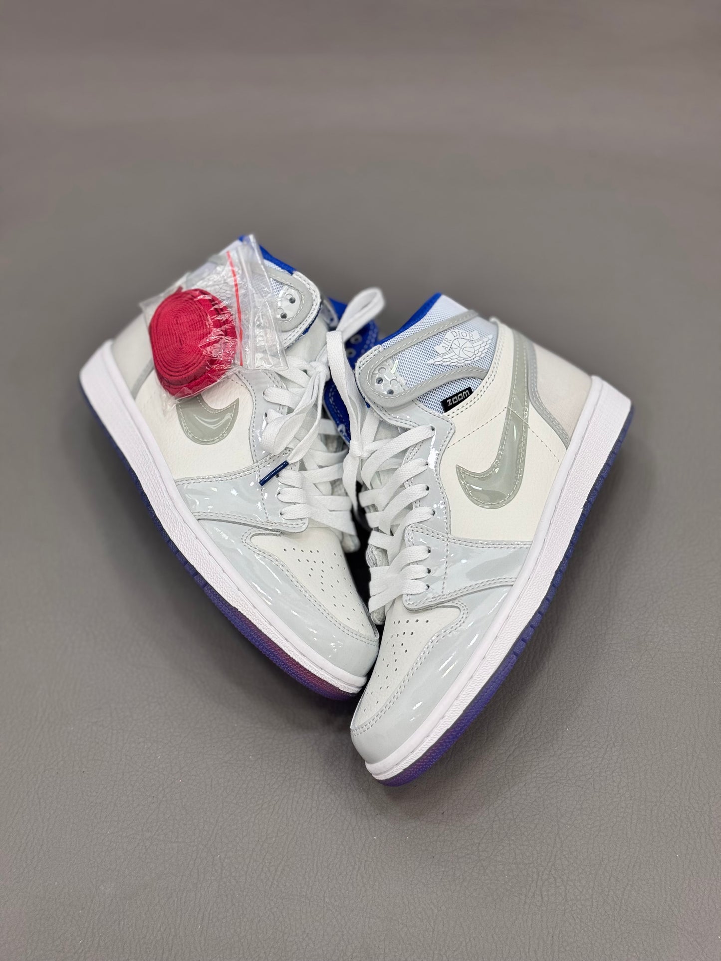 Air Jordan 1 High Zoom White Racer Blue