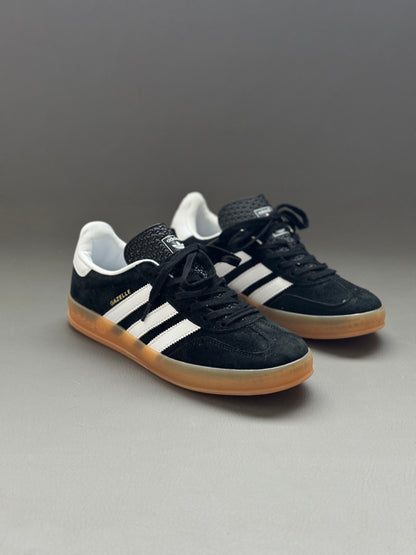 Adidas Gazelle Black White Gum