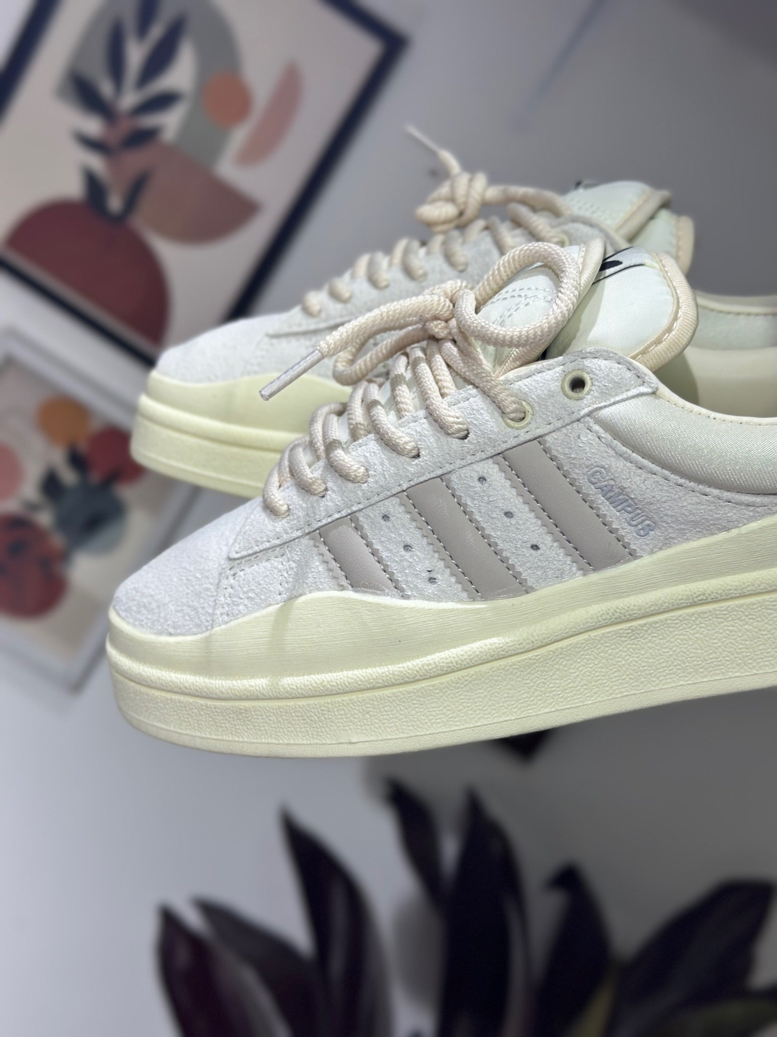Bad Bunny X adidas Campus White Cloud LOCKERSTREET Bad Bunny X adidas Campus White Cloud LOCKERSTREET