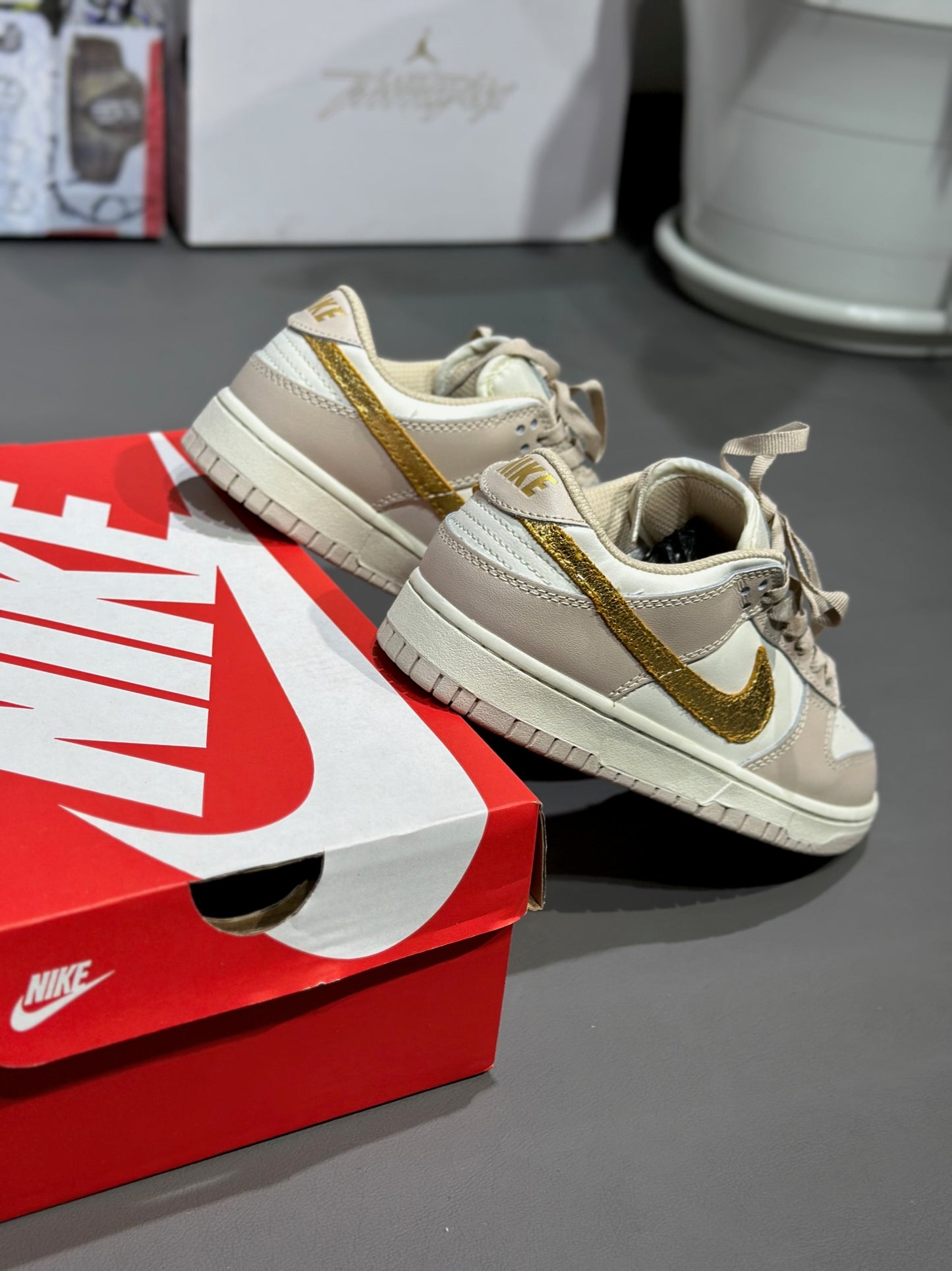 Nike Dunk Low "Golden Swoosh"