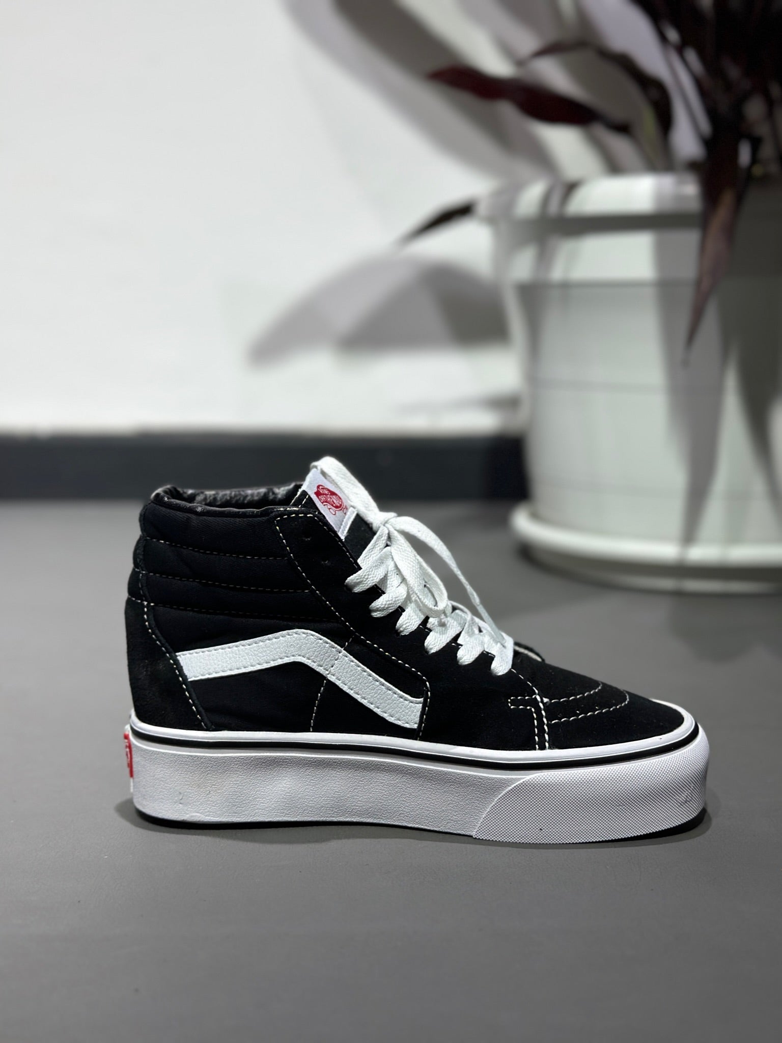 Vans old discount skool plataforma bota