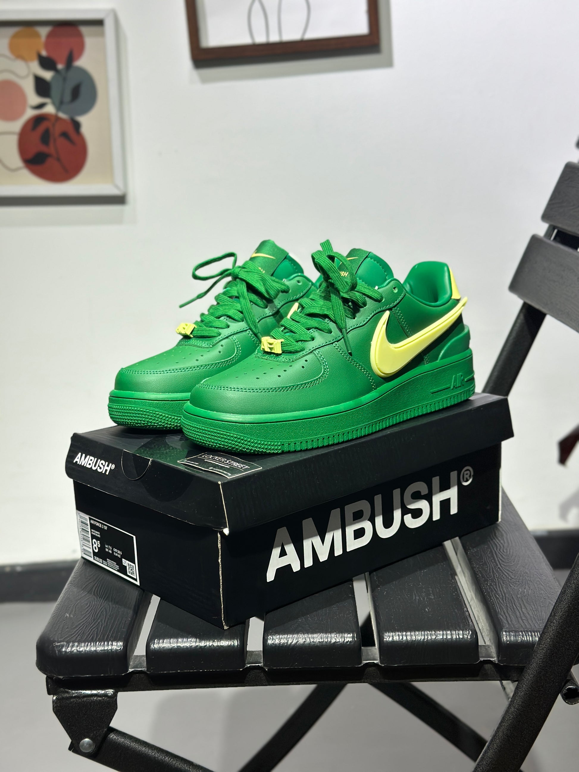 Ambush Nike All Green Air Force Ones Nike X Ambush Air Force Low