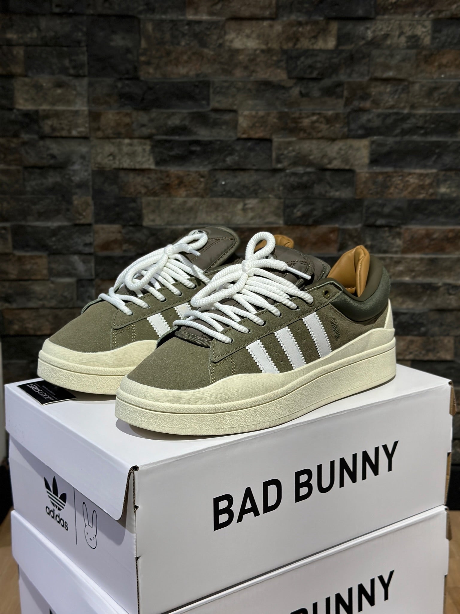 Adidas Campus x Bad Bunny Wild Moss LOCKERSTREET Adidas Campus x Bad Bunny Wild Moss LOCKERSTREET