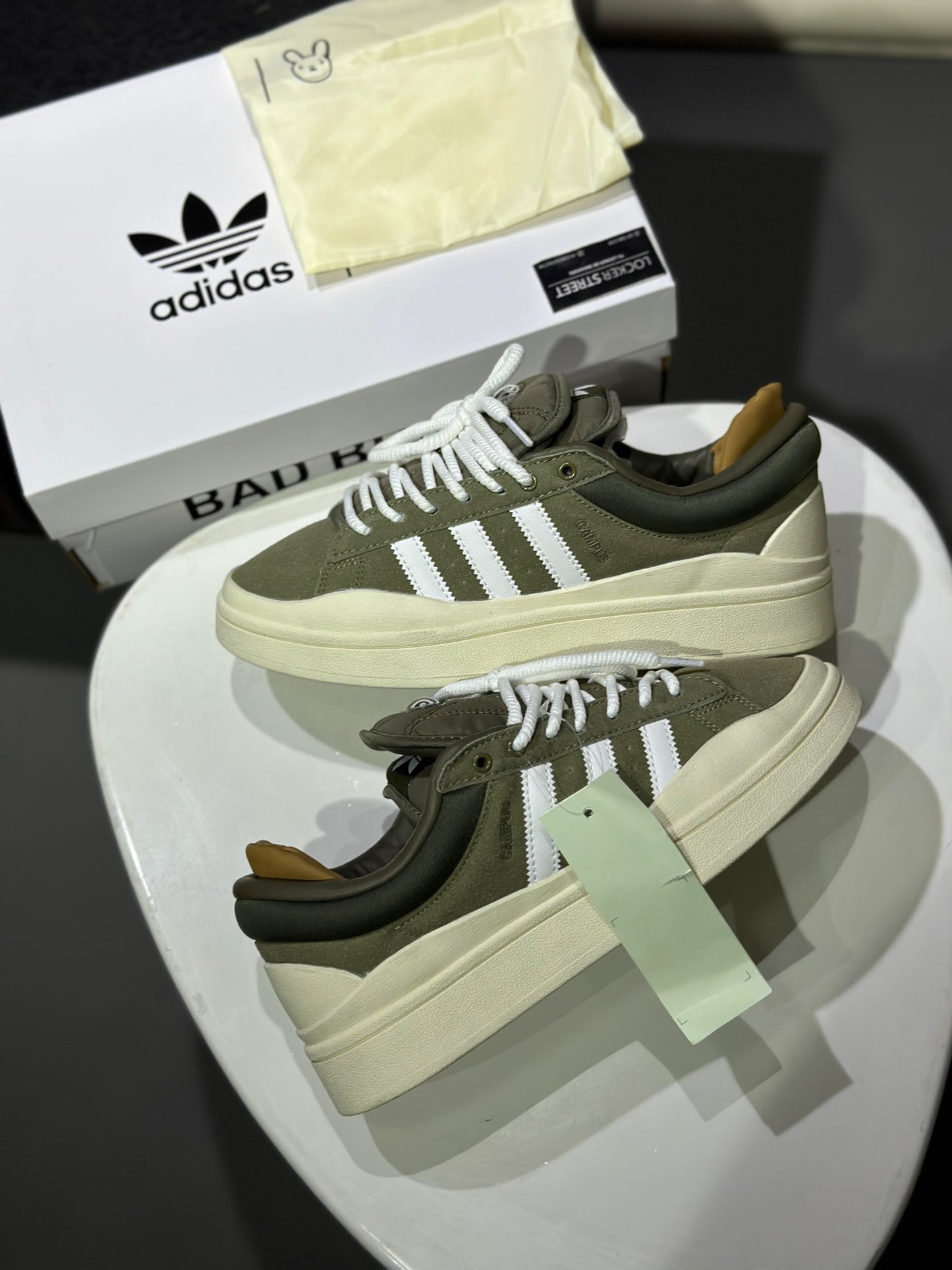 Adidas Campus x Bad Bunny “Wild Moss”